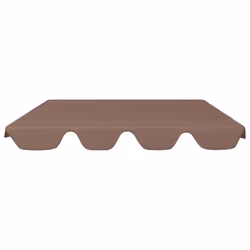 vidaXL Replacement Canopy for Garden Swing Outdoor Sunshade Gazebo Top Brown