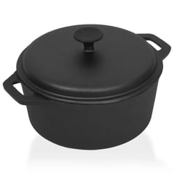 vidaXL Pot Cast Iron Pot Roaster Cooking Stock Gill Kitchen Camping Barbecue