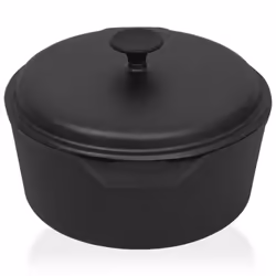vidaXL Pot Cast Iron Pot Roaster Cooking Stock Gill Kitchen Camping Barbecue