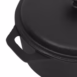 vidaXL Pot Cast Iron Pot Roaster Cooking Stock Gill Kitchen Camping Barbecue - Additional view 7