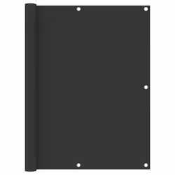 vidaXL Balcony Screen Anthracite 120x400 cm Oxford Fabric Privacy Screening