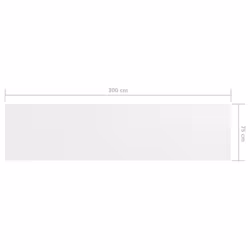 vidaXL Balcony Screen White 75x300 cm Oxford Fabric Privacy Screening Outdoor - Additional view 4