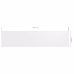vidaXL Balcony Screen White 120x500 cm Oxford Fabric Privacy Screening Outdoor - Additional view 4