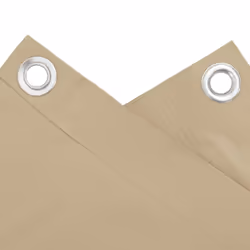 vidaXL Balcony Screen Beige 120x600 cm Oxford Fabric - Additional view 3