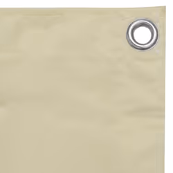 vidaXL Balcony Screen Cream 75x500 cm Oxford Fabric Fence Privacy Screening - Additional view 2