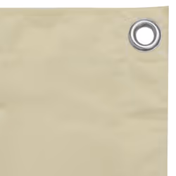 vidaXL Balcony Screen Cream 90x500 cm Oxford Fabric Fence Privacy Screening - Additional view 2