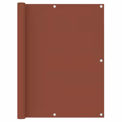 vidaXL Balcony Screen Terracotta 120x600 cm Oxford Fabric Protective Privacy