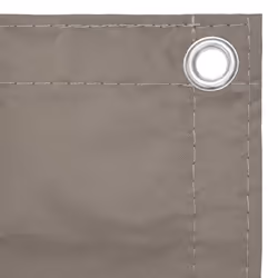 vidaXL Balcony Screen Taupe 90x300 cm Oxford Fabric Fence Privacy Screening - Additional view 3