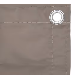 vidaXL Balcony Screen Taupe 120x500 cm Oxford Fabric Fence Privacy Screening