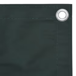 vidaXL Balcony Screen Dark Green 75x400 cm Oxford Fabric Privacy Screening