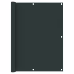 vidaXL Balcony Screen Dark Green 120x500 cm Oxford Fabric Privacy Screening