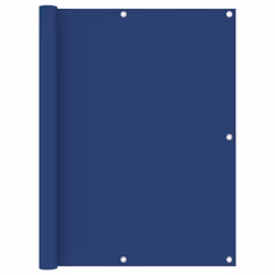 vidaXL Balcony Screen Blue 120x600 cm Oxford Fabric Protective Privacy Fence