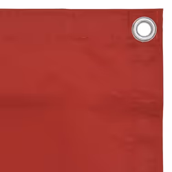 vidaXL Balcony Screen Red 90x500 cm Oxford Fabric Protective Privacy Fence
