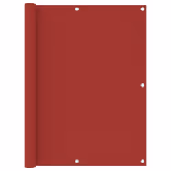 vidaXL Balcony Screen Red 120x300 cm Oxford Fabric Protective Privacy Fence