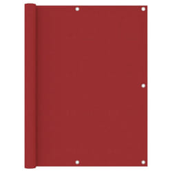 vidaXL Balcony Screen Red 120x300 cm Oxford Fabric Protective Privacy Fence