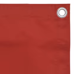vidaXL Balcony Screen Red 120x600 cm Oxford Fabric Protective Privacy Fence - Additional view 2