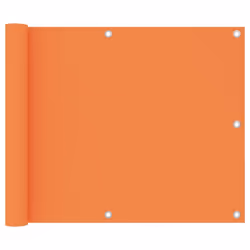 vidaXL Balcony Screen Orange 75x300 cm Oxford Fabric Protective Privacy Fence