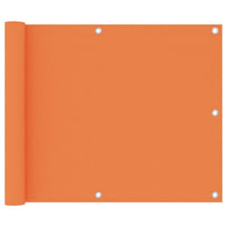 vidaXL Balcony Screen Orange 75x500 cm Oxford Fabric Protective Privacy Fence