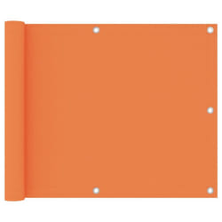 vidaXL Balcony Screen Orange 75x600 cm Oxford Fabric Protective Privacy Fence