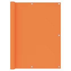 vidaXL Balcony Screen Orange 120x400 cm Oxford Fabric Protective Privacy Fence
