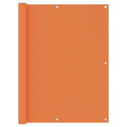 vidaXL Balcony Screen Orange 120x500 cm Oxford Fabric Protective Privacy Fence