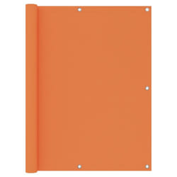 vidaXL Balcony Screen Orange 120x600 cm Oxford Fabric Protective Privacy Fence