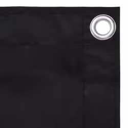 vidaXL Balcony Screen Black 120x400 cm Oxford Fabric Privacy Protective Fence