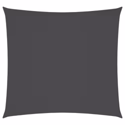 vidaXL Sunshade Sail Oxford Fabric Square 7x7 m Anthracite Patio Shade Canopy