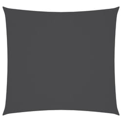vidaXL Sunshade Sail Oxford Fabric Square 7x7 m Anthracite Patio Shade Canopy