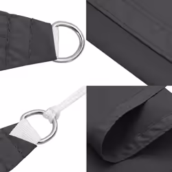 vidaXL Sunshade Sail Oxford Fabric Rectangular 2x5 m Anthracite Sunscreen - Additional view 5