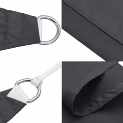 vidaXL Sunshade Sail Oxford Fabric Rectangular 4x5 m Anthracite Sunscreen