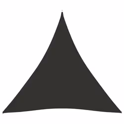 vidaXL Sunshade Sail Oxford Fabric Triangular 3x3x3 m Anthracite Sunscreen