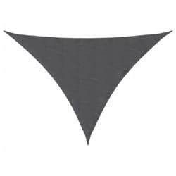 vidaXL Sunshade Sail Oxford Fabric Triangular 3.5x3.5x4.9 m Anthracite Canopy