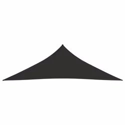 vidaXL Sunshade Sail Oxford Fabric Triangular 4x4x5.8 m Anthracite Sunscreen