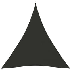 vidaXL Sunshade Sail Oxford Fabric Triangular 4x5x5 m Anthracite Sunscreen