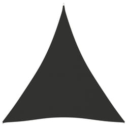 vidaXL Sunshade Sail Oxford Fabric Triangular 5x6x6 m Anthracite Sunscreen
