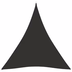 vidaXL Sunshade Sail Oxford Fabric Triangular 5x7x7 m Anthracite Sunscreen