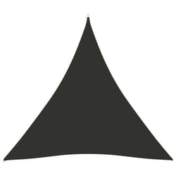 vidaXL Sunshade Sail Oxford Fabric Triangular 6x6x6 m Anthracite Sunscreen