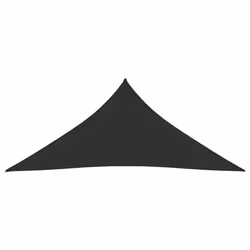 vidaXL Sunshade Sail Oxford Fabric Triangular 6x6x6 m Anthracite Sunscreen - Additional view 2