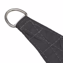vidaXL Sunshade Sail Oxford Fabric Triangular 6x6x6 m Anthracite Sunscreen - Additional view 3