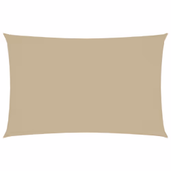 vidaXL Sunshade Sail Oxford Fabric Rectangular 2x5 m Beige Sunscreen Patio