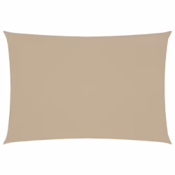 vidaXL Sunshade Sail Oxford Fabric Rectangular 2.5x4.5 m Beige Patio Sunscreen