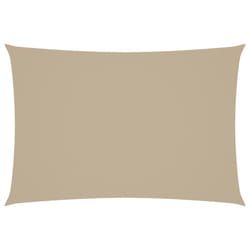 vidaXL Sunshade Sail Oxford Fabric Rectangular 2.5x4.5 m Beige Patio Sunscreen
