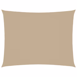 vidaXL Sunshade Sail Oxford Fabric Rectangular 3.5x4.5 m Beige Patio Sunscreen