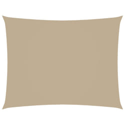 vidaXL Sunshade Sail Oxford Fabric Rectangular 3.5x4.5 m Beige Patio Sunscreen