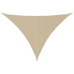 vidaXL Sunshade Sail Oxford Fabric Triangular 4.5x4.5x4.5 m Beige Sunscreen