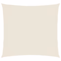 vidaXL Sunshade Sail Oxford Fabric Square 3x3 m Cream Sunscreen Shade Canopy
