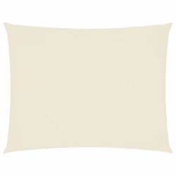 vidaXL Sunshade Sail Oxford Fabric Rectangular 2x3 m Cream Sunscreen Canopy