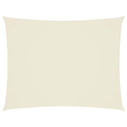 vidaXL Sunshade Sail Oxford Fabric Rectangular 2x3 m Cream Sunscreen Canopy