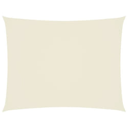 vidaXL Sunshade Sail Oxford Fabric Rectangular 2x3.5 m Cream Sunscreen Canopy